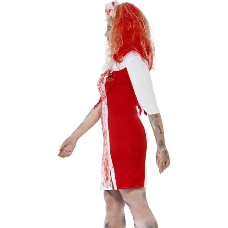 Curves Zombie Nurse Costume Adult White Red_3 sm-44340X2