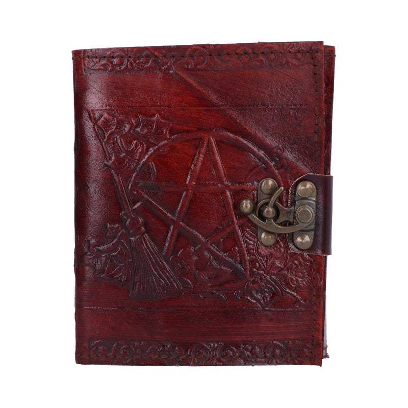 Nemesis Now Lockable Pentagram Leather Embossed Journal