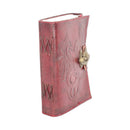Lockable Double Dragon Leather Embossed Journal 6