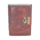 Nemesis Now Wiccan Lockable Pentagram Leather Embossed Journal