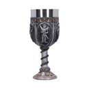 Medieval Knight Chain Wine Goblet 17.5cm