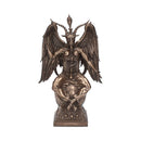 Bronzed Baphomet Occult Sabatic Goat Large Figurine 38cm Bronze