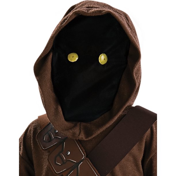 Jawa Kids Costume Light Up Eye Hooded Robe Star Wars