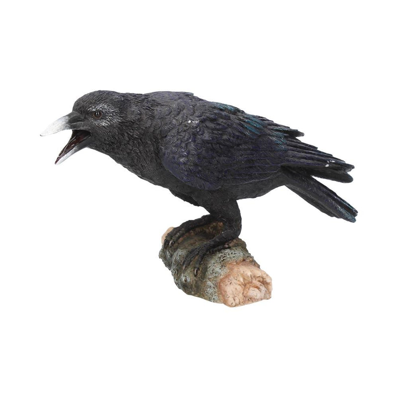 Ravens Call Figurine Gothic Bird Ornament