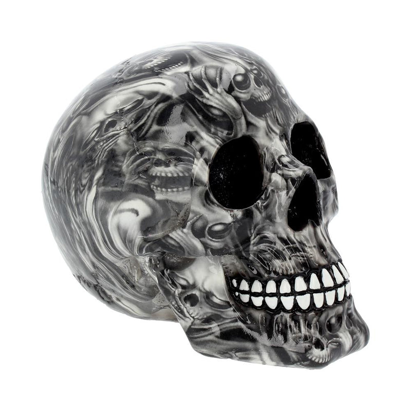 Screaming Soul Skull Print Ornament 19cm