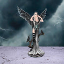 Sorrel Large Dark Angel Fairy and Raven Figurine Sorrel 62.5cm 7