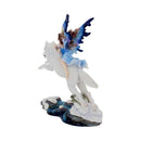 Free Spirit Figurine Fairy and White Winter Wolf Ornament 23.5cm 4