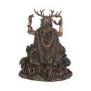 Cernunnos and Animals Horned God Bronze Figurine 23cm 4