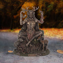 Cernunnos and Animals Horned God Bronze Figurine 23cm 7