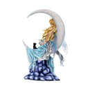 Nene Thomas Wind Moon Blue Crescent Fairy and Cat Companion Figurine 28.5cm 4