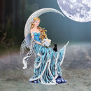Nene Thomas Wind Moon Blue Crescent Fairy and Cat Companion Figurine 28.5cm 7