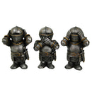 Three Wise Knights Figurine Knight Ornaments 8.8cm