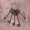 Aged Dungeon Keys Hanging Ornament 16.5cm 2