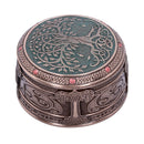 Round Tree of Life Celtic Trinket Box 10cm 4
