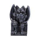 Edo Dark Black Grotesque Gargoyle Figurine 13.7cm