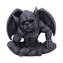 Laverne Dark Black Grotesque Gargoyle Figurine 13cm
