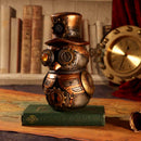 Hootle Steampunk Owl with Top Hat Figurine 22.7cm 8