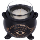 All Seeing Eye Witches Cauldron Tealight Candle Holder 9cm 6