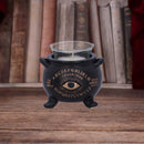 All Seeing Eye Witches Cauldron Tealight Candle Holder 9cm 7