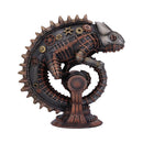 Bronze Mechanical Chameleon Steampunk Lizard Figurine 22.3cm 3