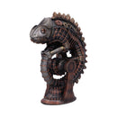 Bronze Mechanical Chameleon Steampunk Lizard Figurine 22.3cm 4