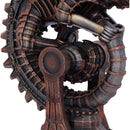 Bronze Mechanical Chameleon Steampunk Lizard Figurine 22.3cm 6