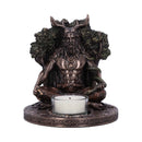 Cernunnos Bronze Tealight Holder 13.5cm