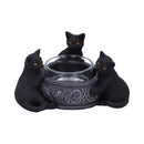 Familiar Trio Cat Tea Light Holder 10cm