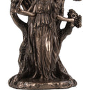 Triple Moon Goddess Hecate Bronze Figurine 18.5cm 6