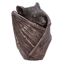 Bronze Bat Snuggle Box 8.5cm Polyresin Statue 4