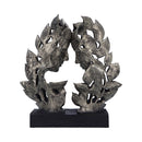 Natural Emotion Love Silver Statue 31cm 3