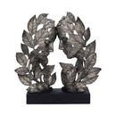 Natural Emotion Love Silver Statue 31cm