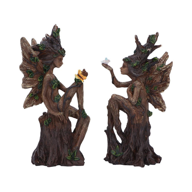 Woodland Beauty Tree Fairy Figurines set of 2 155cm
