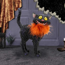 Furdinand Black Cat Feather Boa 23cm Resin Staue 7