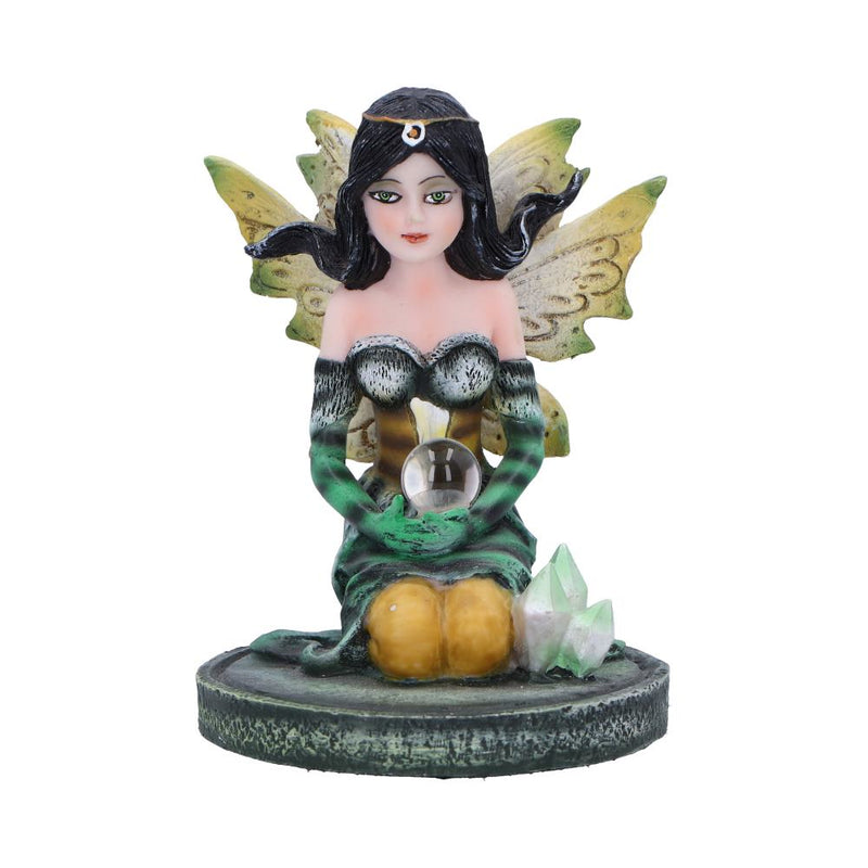 Jade Green Crystal Fairy Figurine