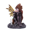 Amber Auburn Crystal Fairy Figurine 8.2cm 2