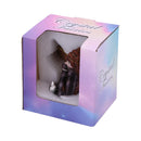 Amber Auburn Crystal Fairy Figurine 8.2cm 7
