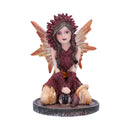 Poppy Red Crystal Fairy Figurine 9.5cm