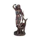 Artemis Greek Goddess of the Hunt Bronze Figurine