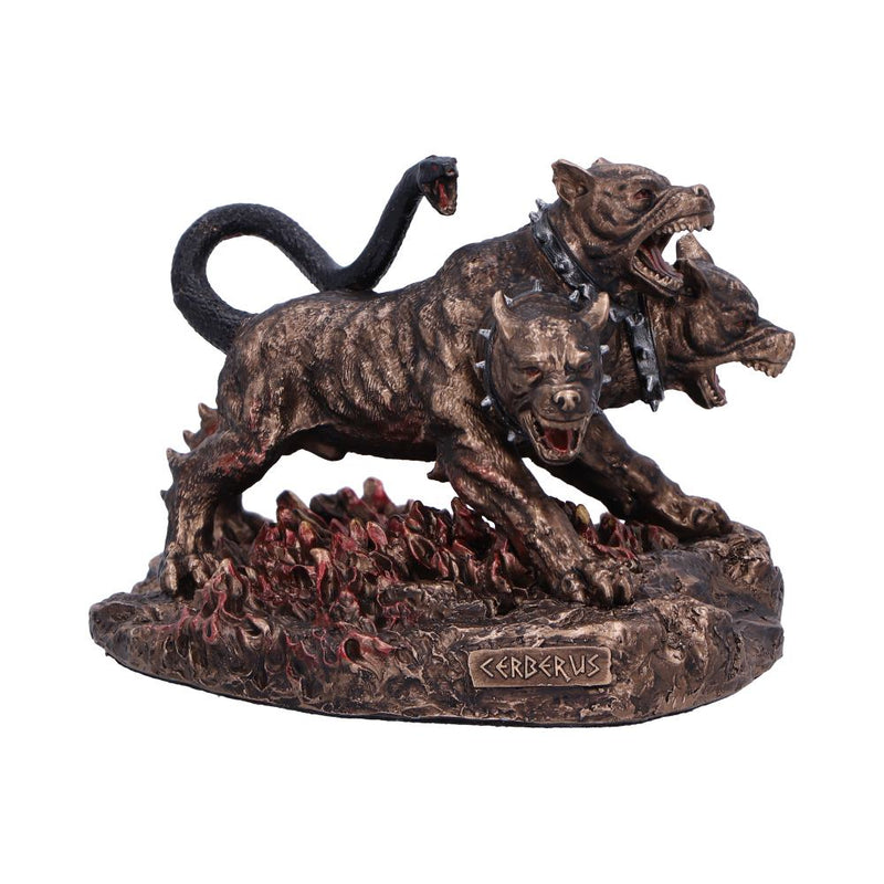Cerberus the Three Headed Hound of Hades Bronze Figurine 11cm