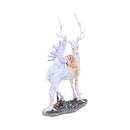 Evelyn Fairy and Stag Figurine 32.5cm Resin Statue 4