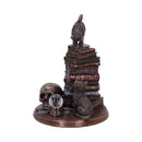 Feline Scholars Bronze Cat Ornament 18cm 2