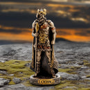 Odin God of War Mini Bronze Figurine 8.3cm 7