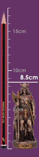 Loki Trickster God Mini Bronze Figurine 8.5cm 8