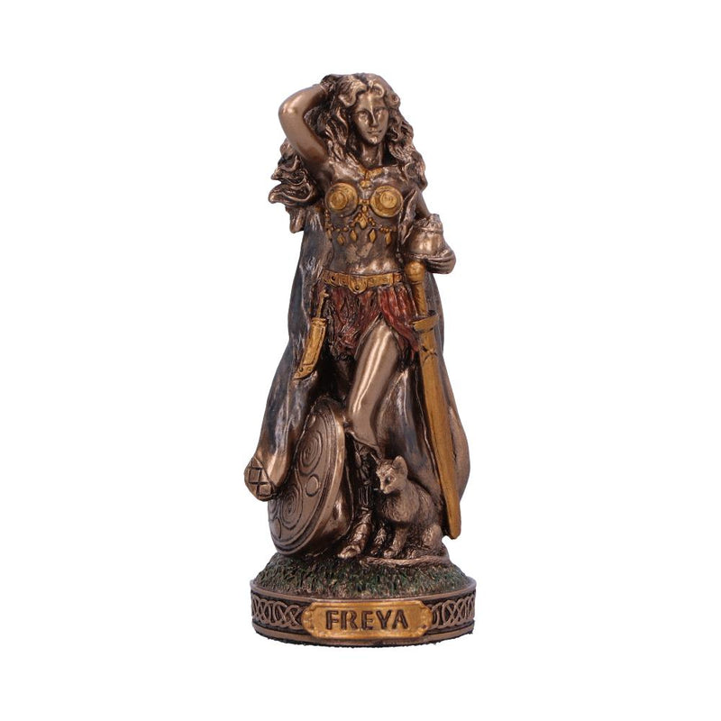 Freya Goddess of Love and Fertility Mini Bronze Figurine