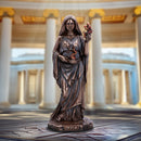 Hestia Goddess of Home and Hearth Bronze Figurine 15cm 7