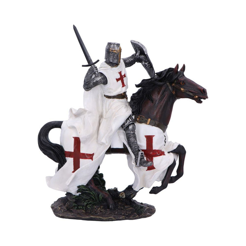 Take to Your Steed a Medieval Templar Knight Figurine