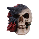 Soul Rose Ornamental Skull 17cm 2