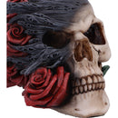 Soul Rose Ornamental Skull 17cm 5