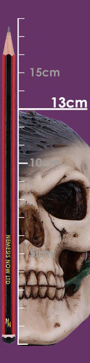Soul Rose Ornamental Skull 17cm 8